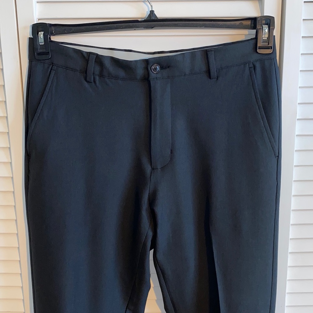 Lot of 3 Greg Norman golf pants dark blue 32x32. Like new!